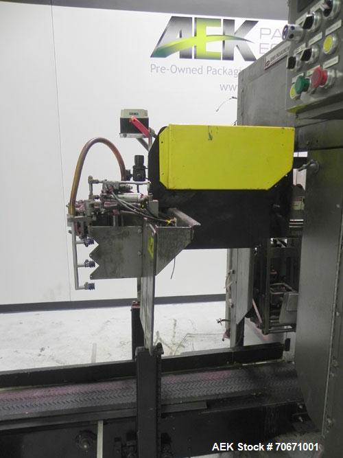 Used Bemis Model 7115E168 Bag Filler with Model 6162A2 Duplex Net Weigh Scale & automated Bemis bag placer with blank bag magazine. Capable of filling bags from 35 to 70 lbs, at speeds up to 18 bags ...