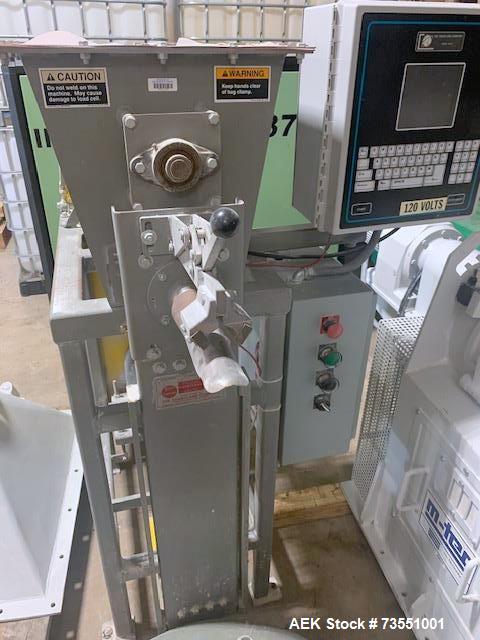 Used Chantland 4190 Auger Valve Bagger with Integrated M-TEC MR11V Batch Paddle Mixer – Stainless Steel Contact Parts