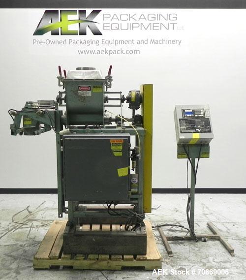 Used Chantland Model 4198-1C Weighmaster II Open Mouth Auger Bag Filler. Machine is rated at up to (5) 50 lb bags per minute. Has Flex-Weigh model HSF load cell for a weight range:  20 lbs to 110 lbs...