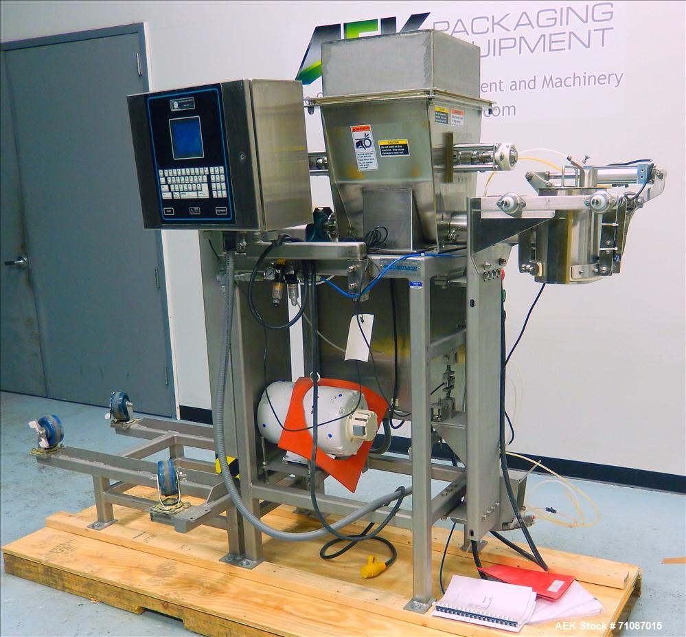 Used Chantland Model 4198 Weighmaster II Open Mouth Bag Auger Filler