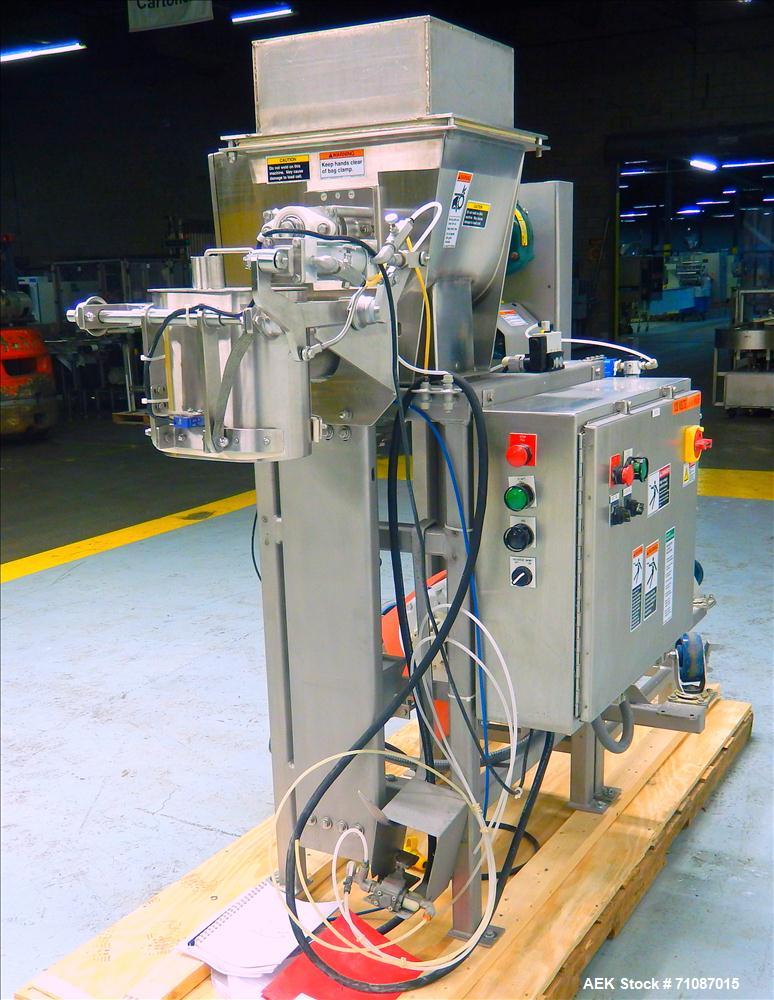 Used Chantland Model 4198 Weighmaster II Open Mouth Bag Auger Filler