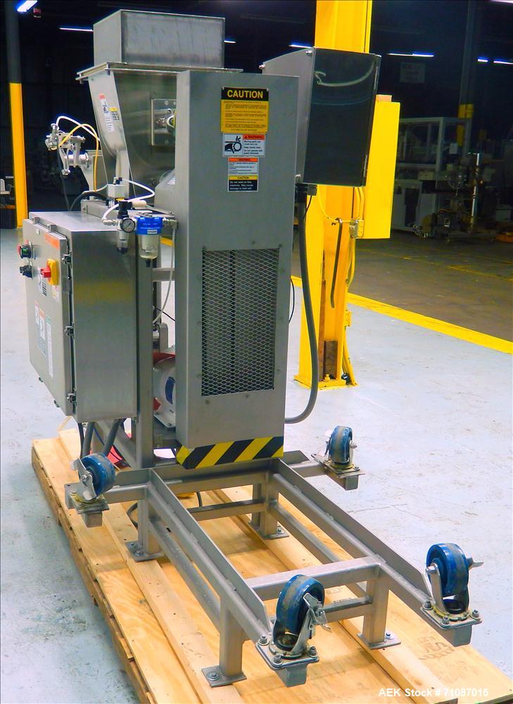 Used Chantland Model 4198 Weighmaster II Open Mouth Bag Auger Filler