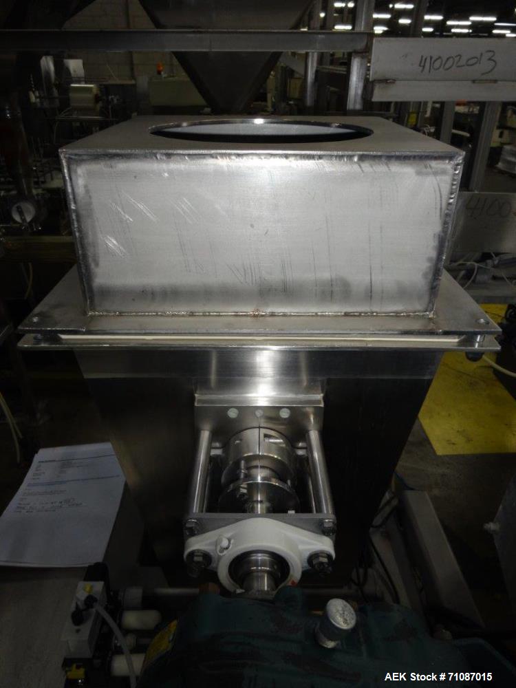 Used Chantland Model 4198 Weighmaster II Open Mouth Bag Auger Filler