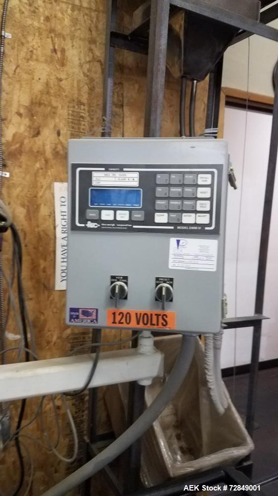 Used Chantland Model 4219 Net Weigh Linear Scale for Open Mouth Bags. Last running Flax Seed. Has a weight range from ounces up to 10 lbs. Speeds up to 20 per minute on 1/2 lb bags and 12 pm on 5 lb ...