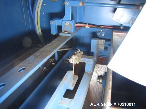 Used Chantland Open Mouth Net Weigh Bagger, Model 4210-2100. 2 stage bulk and dribble product flow. Fill height to the flange, 101". Includes a Thompson Controller with a serial card and special prog...