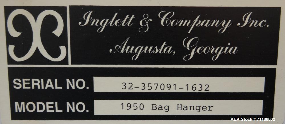 Used Inglett Model 1950 Open Mouth Bulk Bag Filler