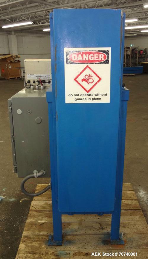 Used ECC Auger Valve Type Auger Bagger, Model 206E. 304 Stainless steel product contact parts. Production rates up to (6) 50 pound bags per minute. Weight range 20 to 110 pounds on bags, 50 to 220 po...