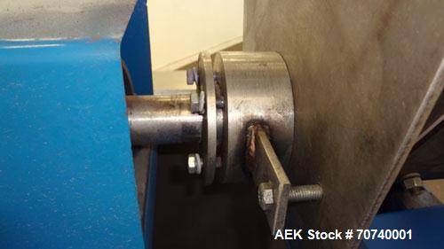 Used ECC Auger Valve Type Auger Bagger, Model 206E. 304 Stainless steel product contact parts. Production rates up to (6) 50 pound bags per minute. Weight range 20 to 110 pounds on bags, 50 to 220 po...