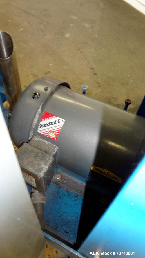 Used ECC Auger Valve Type Auger Bagger, Model 206E. 304 Stainless steel product contact parts. Production rates up to (6) 50 pound bags per minute. Weight range 20 to 110 pounds on bags, 50 to 220 po...