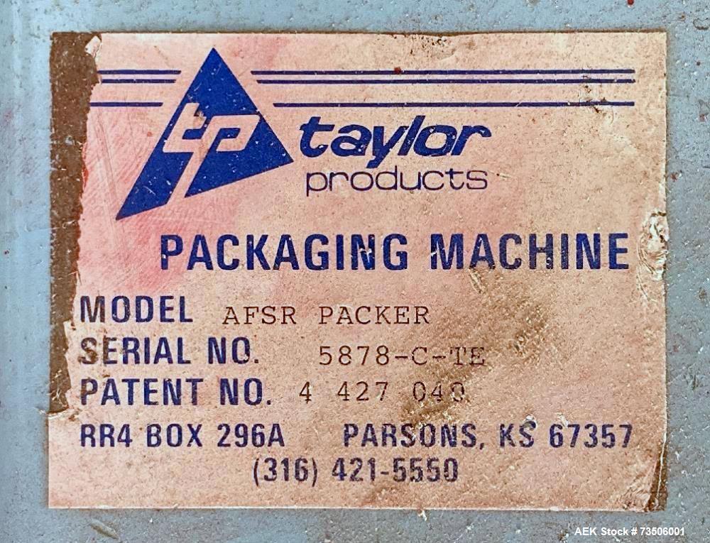 Used Taylor AFSR Packer Filling Machine | 10" Valve | 10 HP Blower | Soybean Application