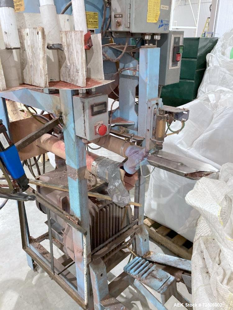 Used Taylor AFSR Dry Bulk Bag Filler with 10" Butterfly Valves & 10 HP Blower