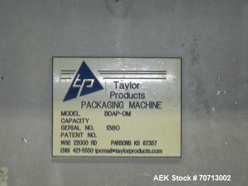 Used Taylor Model BDAP-OM Open Mouth Auger Bag Filler