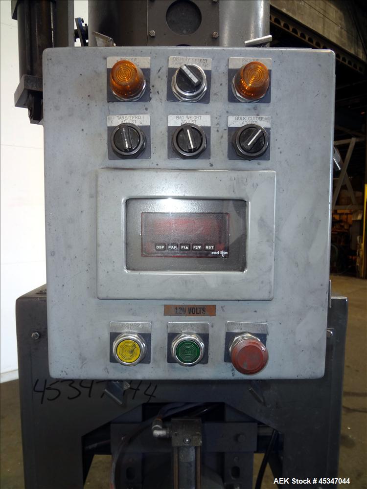Used Thiele Air Valve Bag Packer. Capable of speeds up to 10 bags per minute. H