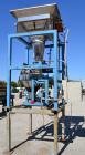 Used Control & Metering Discharge System Consisting Of: (1) Top mounted stainless steel hopper with vibrator, (1) 8’’ air operated slide gate valve, (1) Loss in weight feeder, model H22M/DS-25/75. (1...