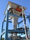 Used Control & Metering Discharge System Consisting Of: (1) Top mounted stainless steel hopper with vibrator, (1) 8’’ air operated slide gate valve, (1) Loss in weight feeder, model H22M/DS-25/75. (1...