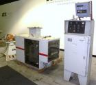 Used Bemis Bulk Bag Weigh Scale Filler, Model 6134E95, carbon steel. Includes bag clamp and panel. Approximate capacity of filling up to 50 pound bags.