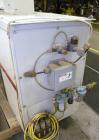 Used Bemis Bulk Bag Weigh Scale Filler, Model 6134E95, carbon steel. Includes bag clamp and panel. Approximate capacity of filling up to 50 pound bags.