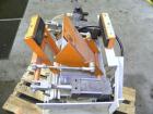 Used Bemis Bulk Bag Weigh Scale Filler, Model 6134E95, carbon steel. Includes bag clamp and panel. Approximate capacity of filling up to 50 pound bags.