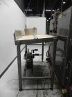 Used Bemis Model 7115E168 Bag Filler with Model 6162A2 Duplex Net Weigh Scale & automated Bemis bag placer with blank bag magazine. Capable of filling bags from 35 to 70 lbs, at speeds up to 18 bags ...