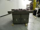 Used- Bemis Model 7115E168 Bag Filler with Model 6162A2 Duplex Net Weigh Scale & automated Bemis bag placer with blank bag m...