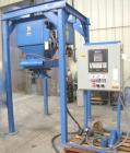 Used Chantland Open Mouth Net Weigh Bagger, Model 4210-2100. 2 stage bulk and dribble product flow. Fill height to the flange, 101