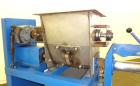 Used ECC Auger Valve Type Auger Bagger, Model 206E. 304 Stainless steel product contact parts. Production rates up to (6) 50 pound bags per minute. Weight range 20 to 110 pounds on bags, 50 to 220 po...