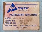 Used Taylor AFSR Packer Filling Machine | 10