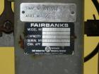 Used Fairbanks Model 41-3132 Double Head Bag Filling and Weighing Machine. Has (2) Fairbanks model 41-3132 scales with capacities of up to 1,000lbs. Filler powered by (1) Baldor 3/4 hp 1140 rpm motor...