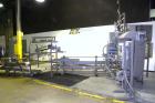 Used Taylor Products TOMP Open Mouth Bag Hanger with APO Bulk Bag Filling Line. Machine is capable of speeds up to 15 bags per minute. Can run paper or poly bags with 300 count magazine. Has a model ...
