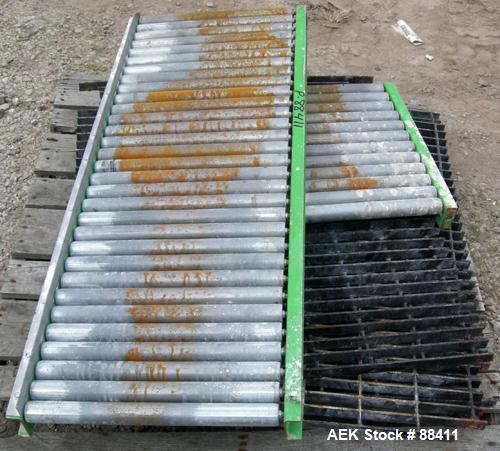 Used Dry Bulk Loading System, Carbon Steel. Consisting of: (1) Approximately 75 cubic foot hopper, 52" wide x 75" long x 40" straight side x coned bottom. (1) 6" diameter x 5' long bottom horizontal ...