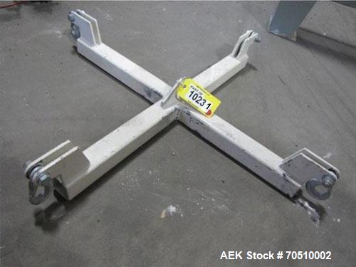 Used Dynamic Air Bulkbuster Bulk Bag Unloader.  Includes a 2 ton Harrington electric hoist and pick up device for supersack.  No I-beam included.  With support stand.