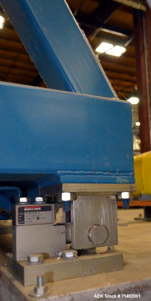 Used Flexicon Bulk Bag Filling System Consisting Of: (2) Twin-Centerpost Bulk Bag Fillers, carbon steel. Manual fill head height adjustment, pneumatically retractable bag hooks, inflatable connector ...
