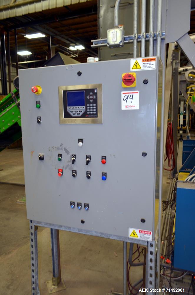 Used Flexicon Bulk Bag Filling System Consisting Of: (2) Twin-Centerpost Bulk Bag Fillers, carbon steel. Manual fill head height adjustment, pneumatically retractable bag hooks, inflatable connector ...