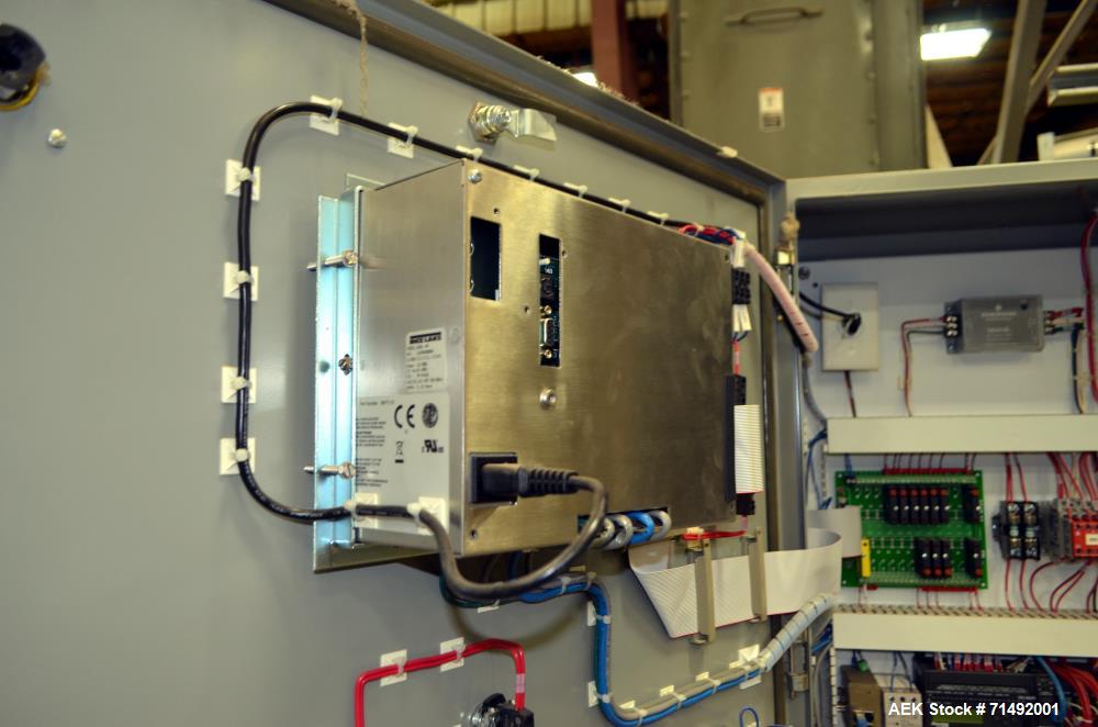 Used Flexicon Bulk Bag Filling System Consisting Of: (2) Twin-Centerpost Bulk Bag Fillers, carbon steel. Manual fill head height adjustment, pneumatically retractable bag hooks, inflatable connector ...