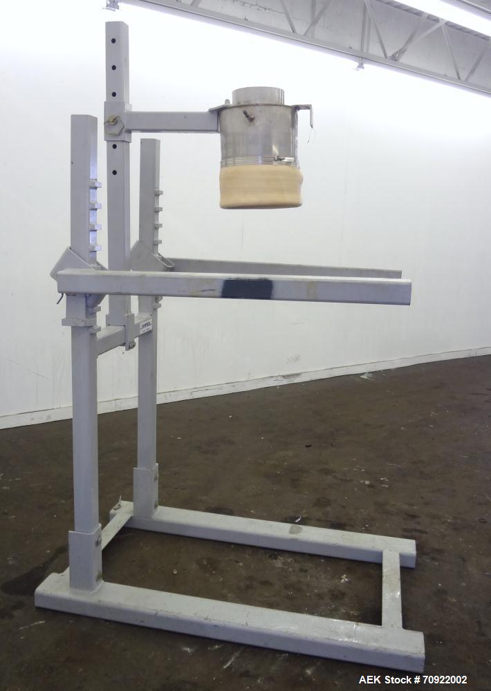 Used FormPak Manual Bag Pak Spout Top Bulk Bag Filler.  For  filling of spout top Super Sacks weighing up to 4000 lbs. An air expanded bladder seals the bag spout to the filler during the fill cycle....