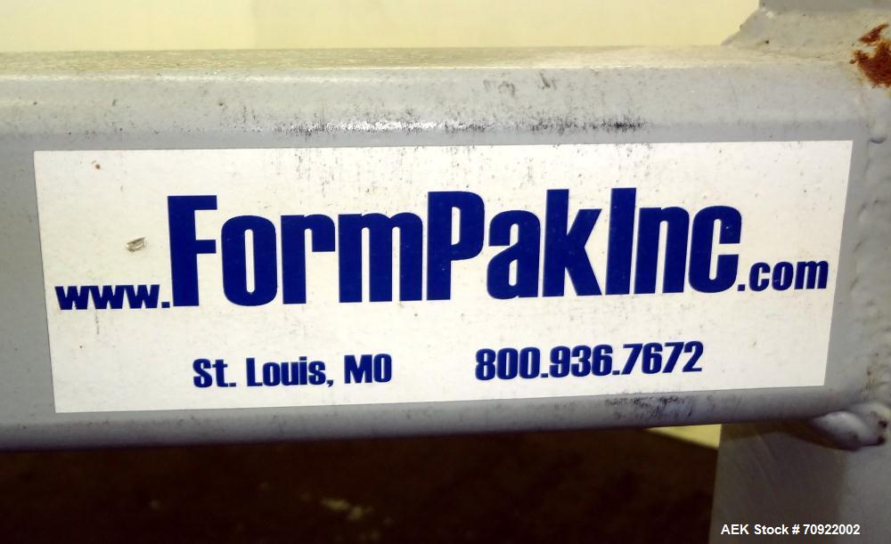 Used FormPak Manual Bag Pak Spout Top Bulk Bag Filler.  For  filling of spout top Super Sacks weighing up to 4000 lbs. An air expanded bladder seals the bag spout to the filler during the fill cycle....