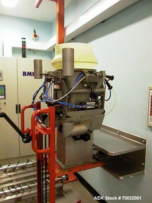 Used Krones Richardson Sack Filling Line. Includes Markum Labeller, Smartdate 5 Coder, Matcon Discharge Station,Pallamatic Pneumatic Lifter and all Associated items & Spare Parts