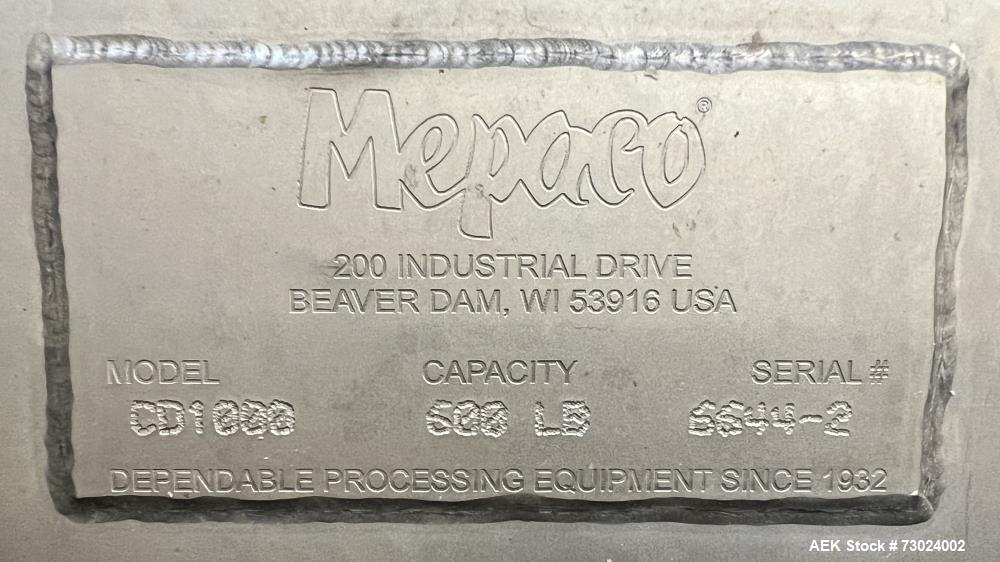 Mepaco Stainless Steel CD1000 Column Dumper