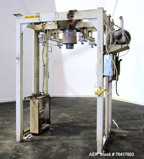 Used Taylor Products IBC-3000 Bulk Bag Loader or Super Sack Loader. Super sack loading system has a weight range from 100lbs to 3000lbs. Allen Bradley controllers. Can handle granulars or powders. Ca...