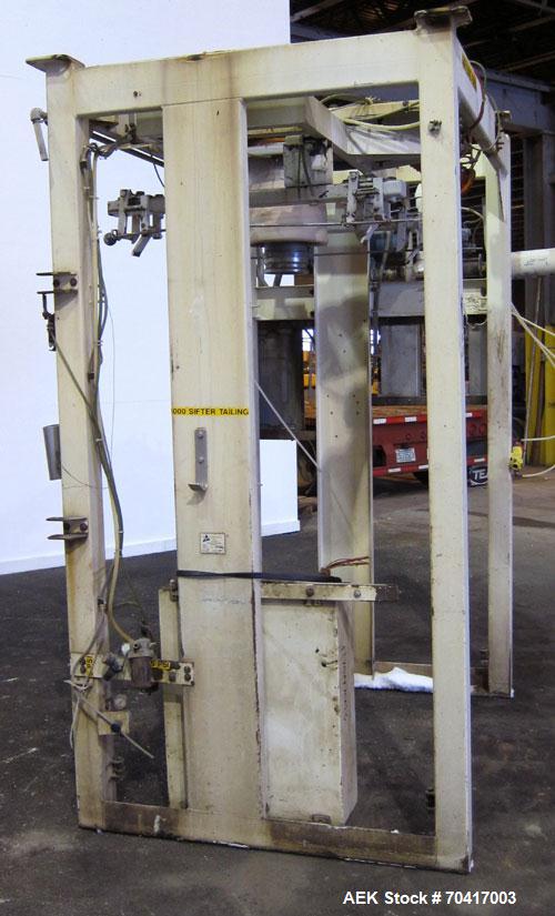 Used Taylor Products IBC-3000 Bulk Bag Loader or Super Sack Loader. Super sack loading system has a weight range from 100lbs to 3000lbs. Allen Bradley controllers. Can handle granulars or powders. Ca...