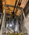 Used 3,000 LB Capacity Stainless Steel Bulk Bag Unloader with Hoist & Incline Conveyor