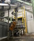 Used 3,000 LB Capacity Stainless Steel Bulk Bag Unloader with Hoist & Incline Conveyor