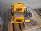 Used Dynamic Air Bulkbuster Bulk Bag Unloader.  Includes a 2 ton Harrington electric hoist and pick up device for supersack.  No I-beam included.  With support stand.