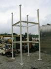 Used Dynamic Air Bulkbuster Bulk Bag Unloader.  I-Beam included with Supersack pickup device.  Four massage paddles for inducing flow.  Dynamic air flow aids air pads in hopper which induces product ...
