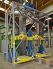 Used Flexicon Bulk Bag Filling System Consisting Of: (2) Twin-Centerpost Bulk Bag Fillers, carbon steel. Manual fill head height adjustment, pneumatically retractable bag hooks, inflatable connector ...