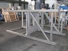 Used Flexicon Bulk Bag Unloading Station, model BFC, stainless steel. Yale electric hoist, model MDT01, 2000# capacity, .25 hp, 230/460 volt hoist motor, approximately 221