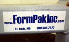 Used FormPak Manual Bag Pak Spout Top Bulk Bag Filler.  For  filling of spout top Super Sacks weighing up to 4000 lbs. An air expanded bladder seals the bag spout to the filler during the fill cycle....