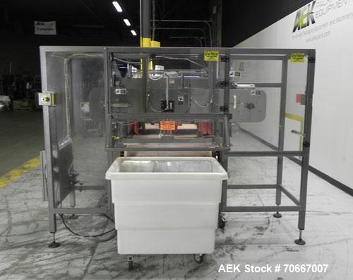Used MG2 encapsulator, model FUTURA, multiple sets of change parts with controls, rated up to 40,000 capsules/hr, serial # 5236, built 1998, NOTE: PRICE INCLUDES A 15% BUYERS PREMIUM.