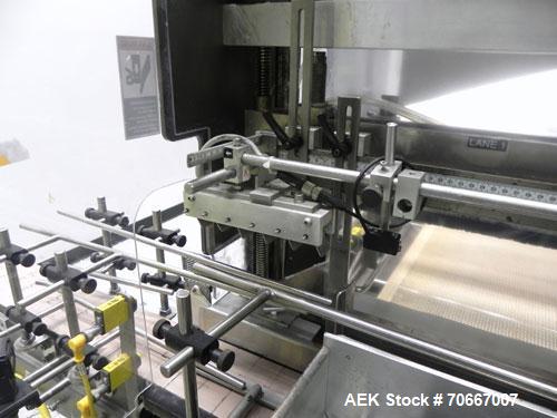Used MG2 encapsulator, model FUTURA, multiple sets of change parts with controls, rated up to 40,000 capsules/hr, serial # 5236, built 1998, NOTE: PRICE INCLUDES A 15% BUYERS PREMIUM.