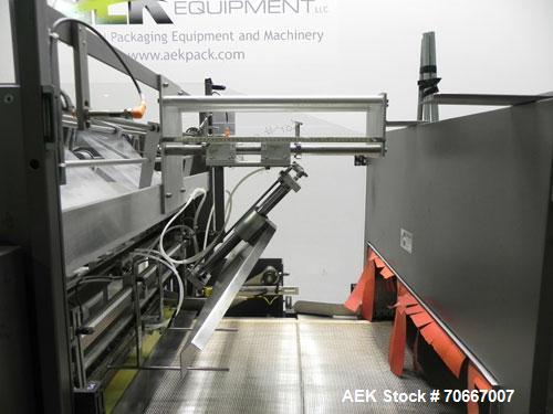 Used MG2 encapsulator, model FUTURA, multiple sets of change parts with controls, rated up to 40,000 capsules/hr, serial # 5236, built 1998, NOTE: PRICE INCLUDES A 15% BUYERS PREMIUM.